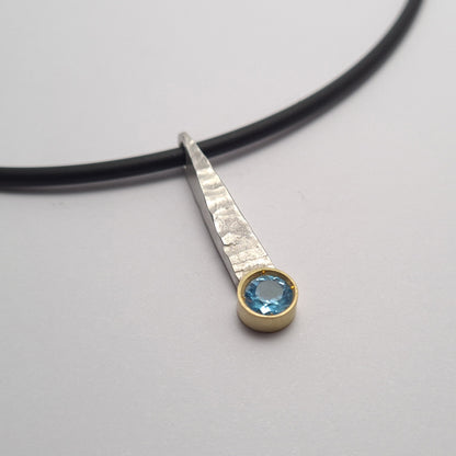 Blue topaz pendant from the forJa collection